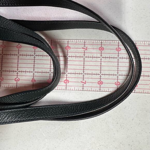 VINCE CAMUTO Casia Patchwork Tote Bag Dark Green Pebbled Leather Suede Boho - Picture 15 of 15